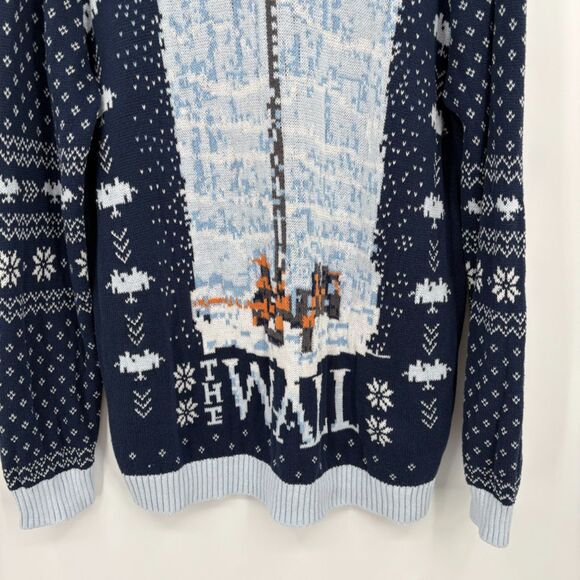 Game of Thrones Ugly Holiday Sweater in Blue, Women's Size XL, Deck the Wall - Picture 4 of 8
